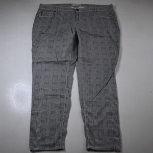 C 1946 20W Skinny Gray Glenn Check Stretch Womens Jeans